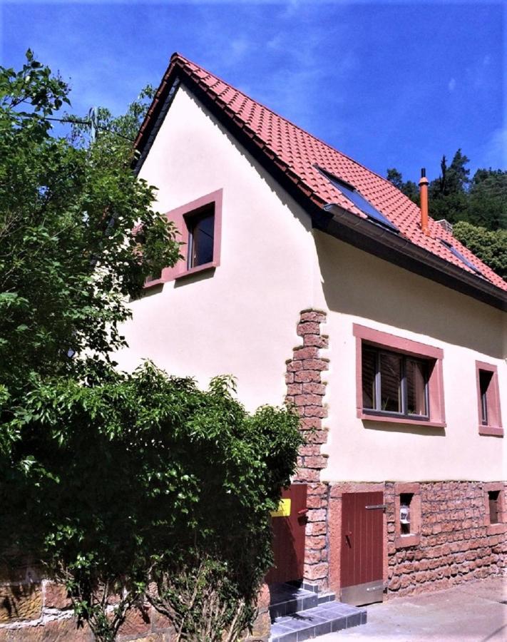 Ferienhaus In Der Erlebach Elmstein Bagian luar foto